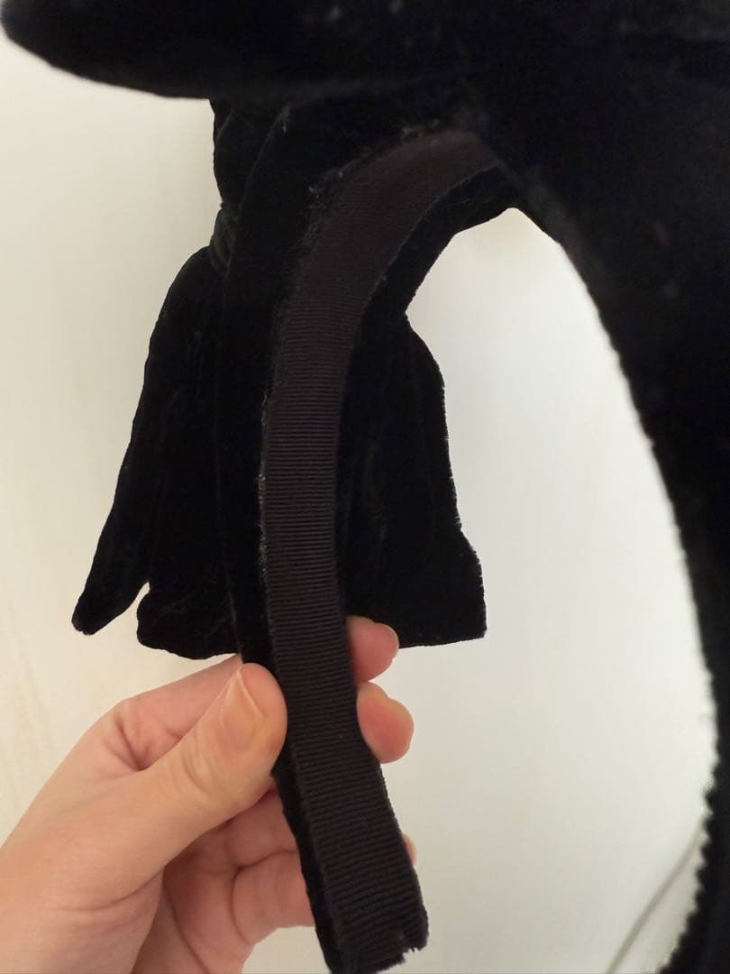 miumiu カチューシャ　リボン　ベルベット