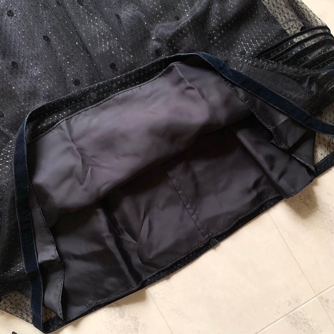 美品♡レリアン ドットレース ドレス ワンピース ウエストリボン ロング 9