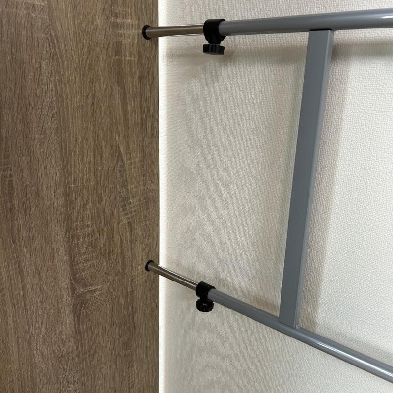 【新品】☆組立式　伸縮クローゼット ハンガー付きOK☆　(美品アウトレット)