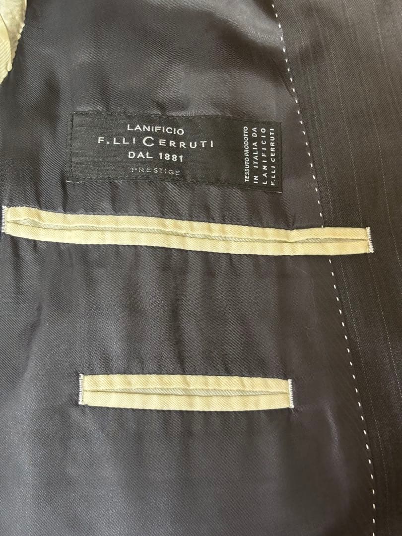 Paul Smith ダークグレー ストライプスーツ