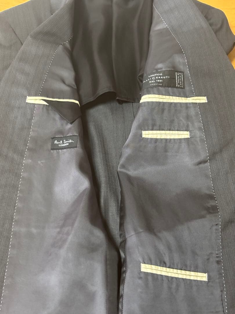 Paul Smith ダークグレー ストライプスーツ