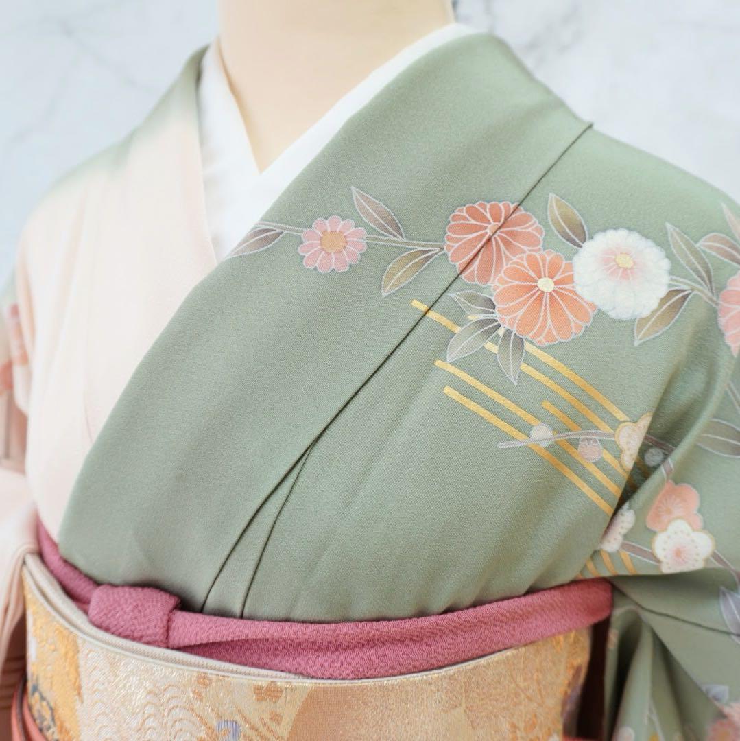 訪問着 フルセットa506卒業式　入学式　お宮参り　七五三　結婚式　落款