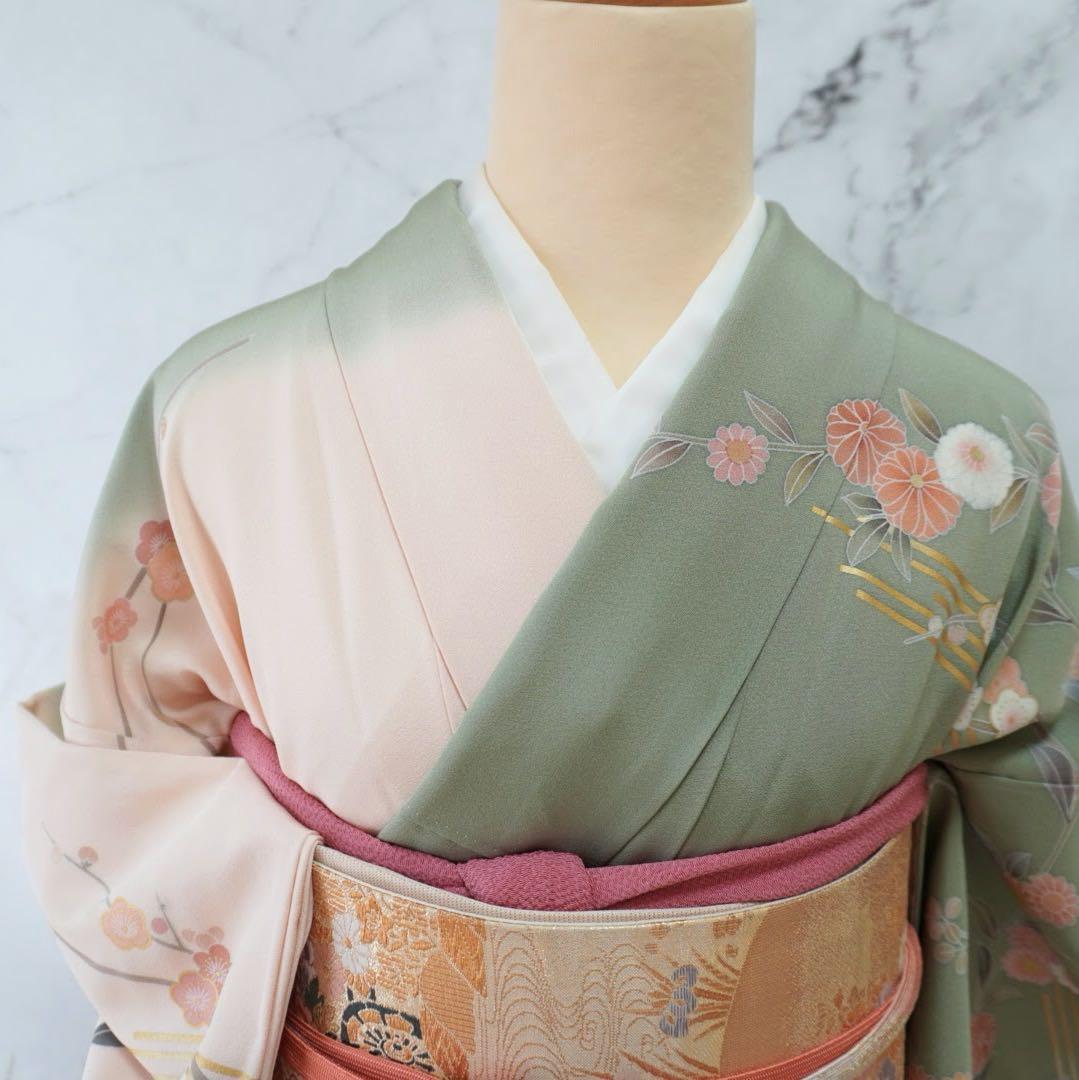 訪問着 フルセットa506卒業式　入学式　お宮参り　七五三　結婚式　落款