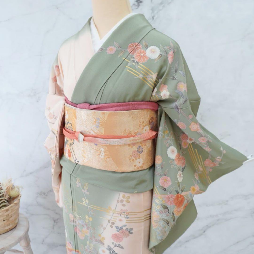 訪問着 フルセットa506卒業式　入学式　お宮参り　七五三　結婚式　落款