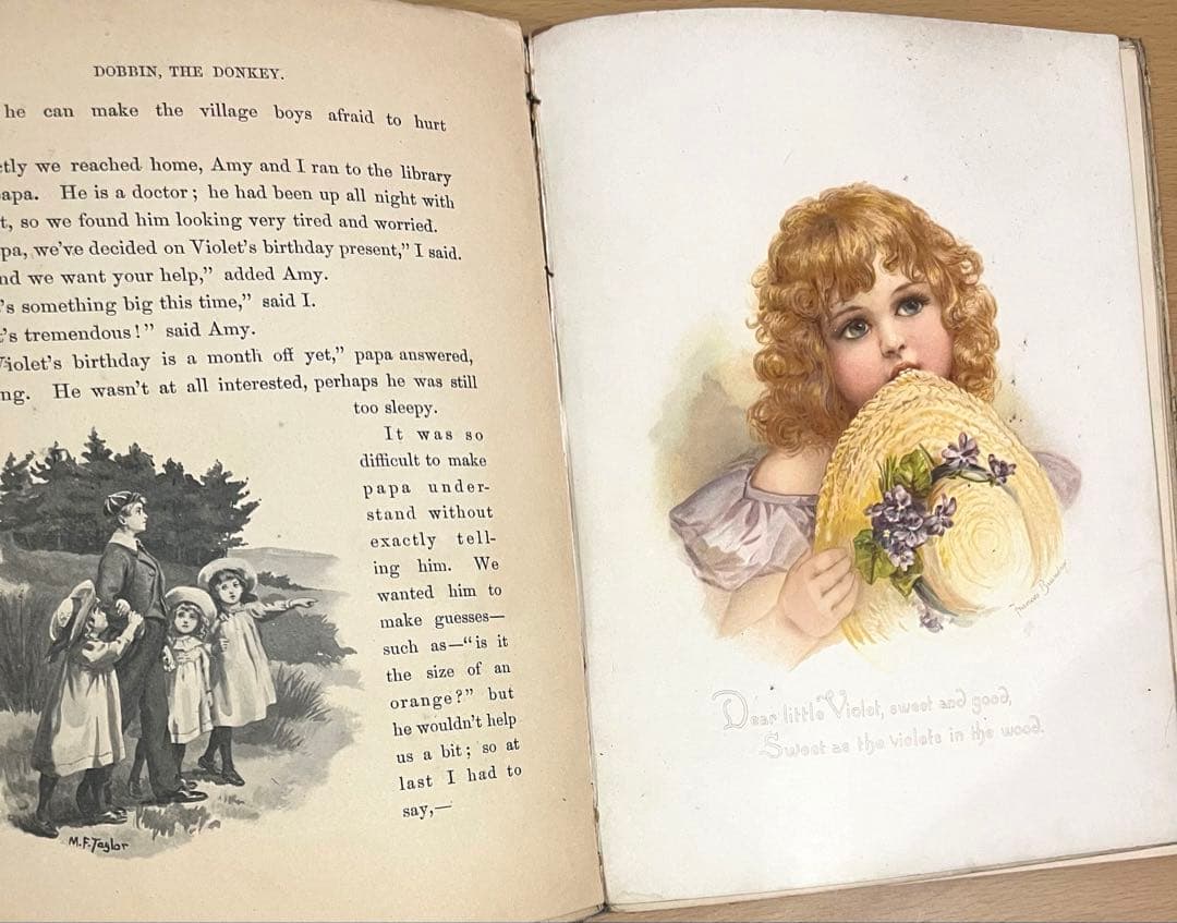 N o.356レア 超希少 アンティーク 洋書 絵本 ビクトリアン 児童書