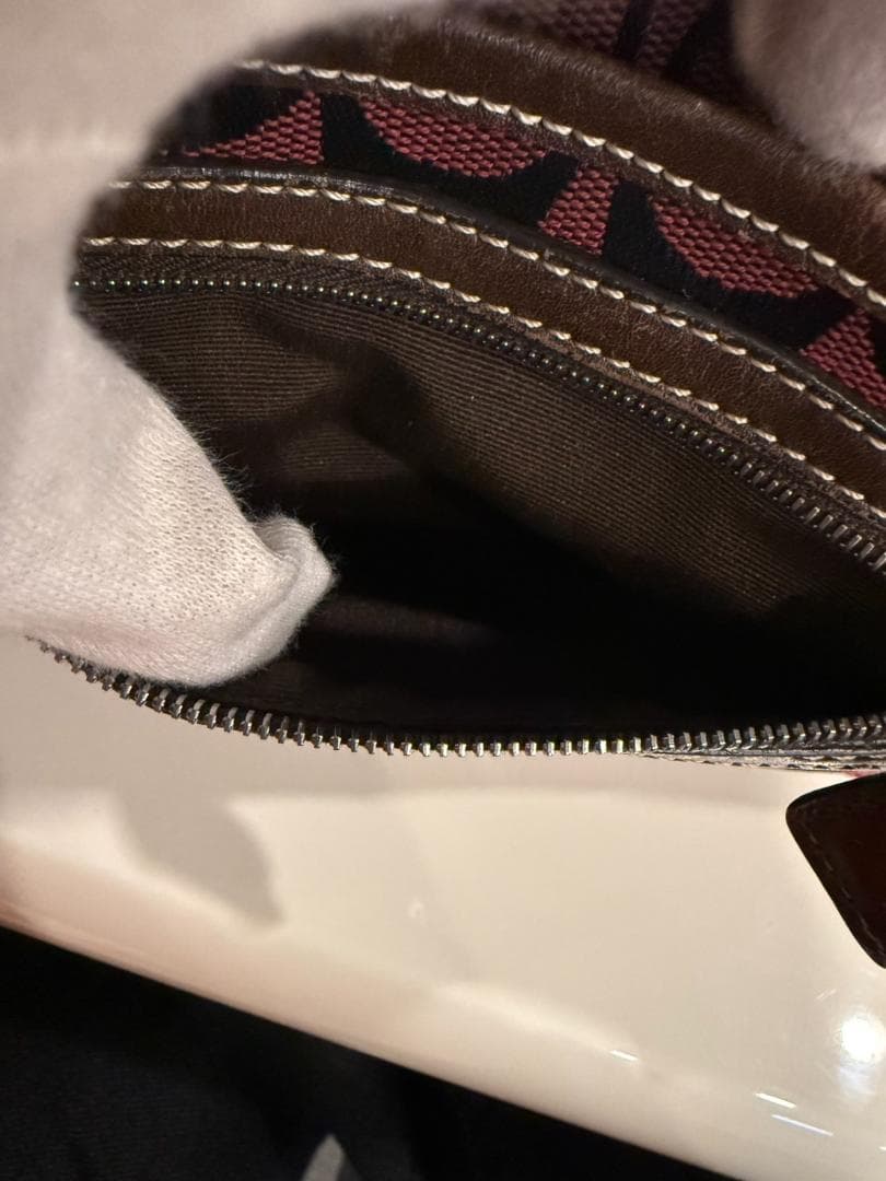 COACH ワンショルダーバッグ ワインレッド