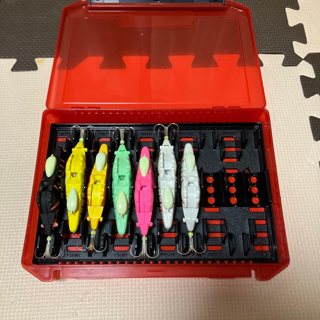 タコ釣りセット ぷりぷりタコエビ　ケース、スナップセット