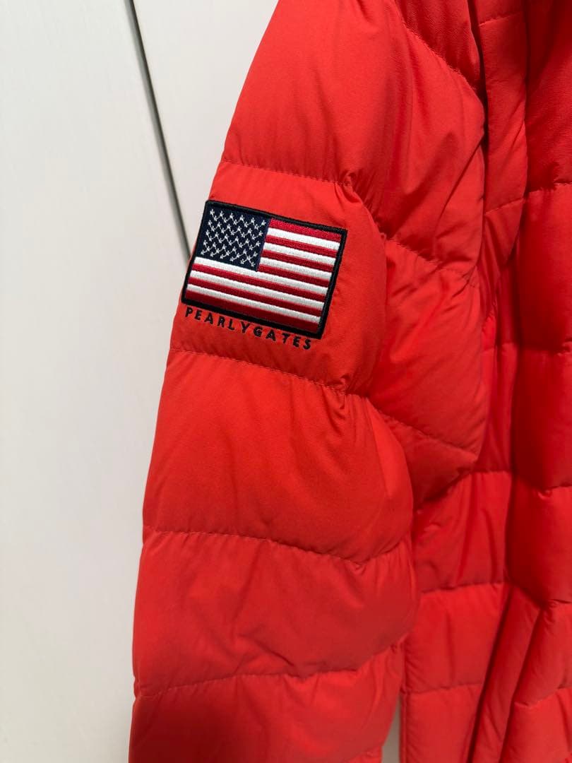 アメコカ レッド ダウンジャケット 2WAY パーリーゲイツ 6