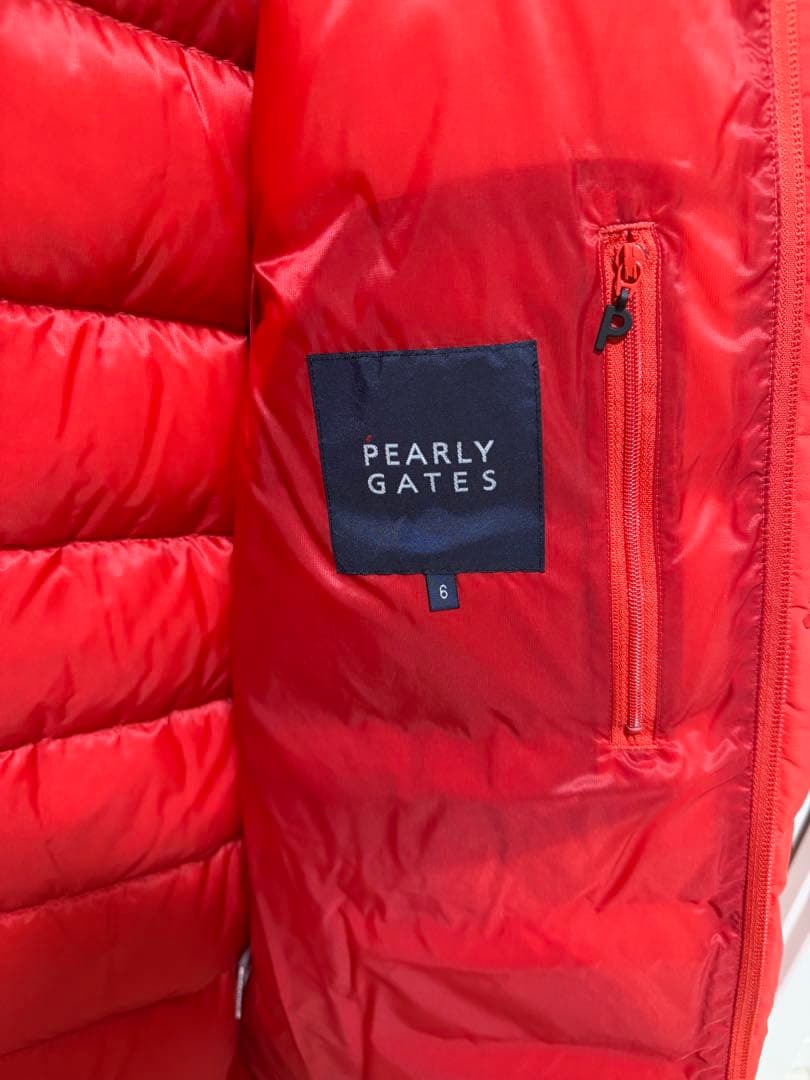 アメコカ レッド ダウンジャケット 2WAY パーリーゲイツ 6