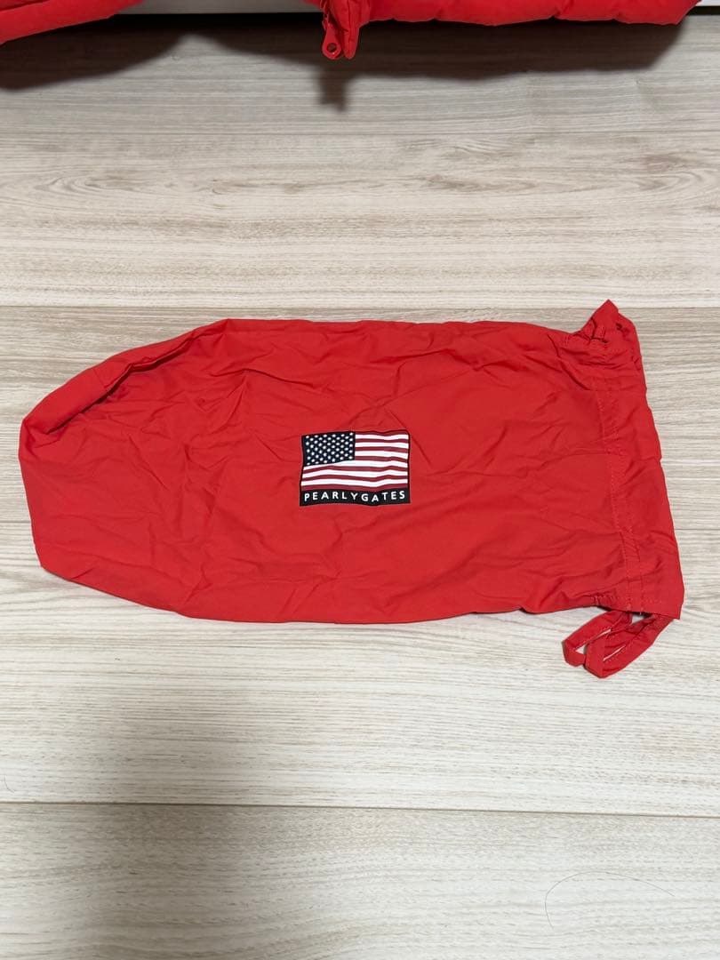 アメコカ レッド ダウンジャケット 2WAY パーリーゲイツ 6