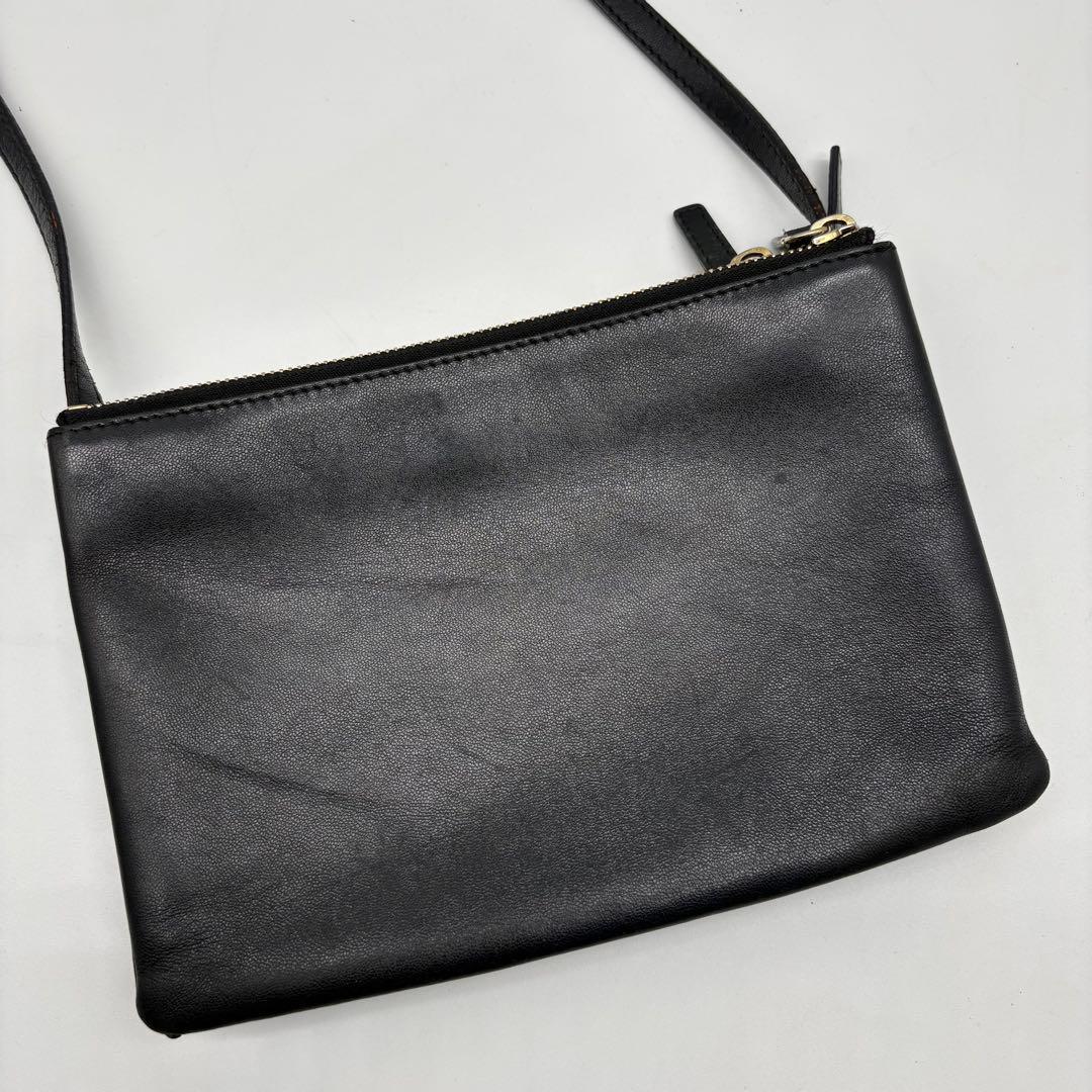 【大人気！✨】セリーヌ トリオ ショルダーバッグ ３連 ポシェット 黒