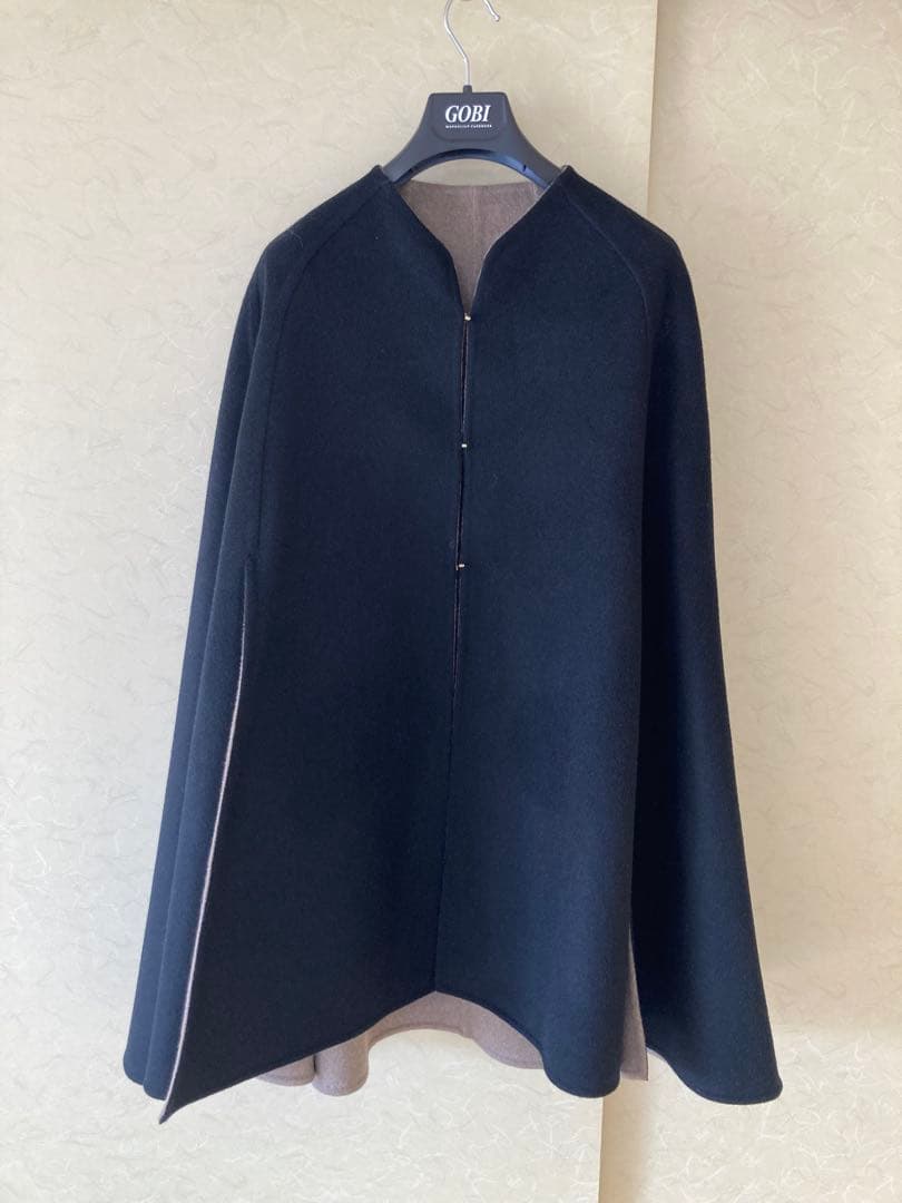 ジャケット・アウター Harris Grace Cashmere Reversible Cape