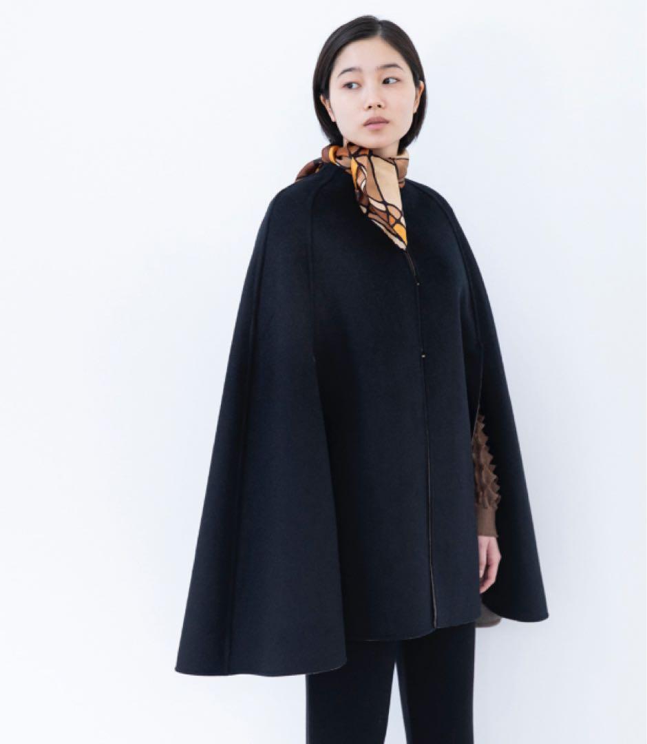 ジャケット・アウター Harris Grace Cashmere Reversible Cape