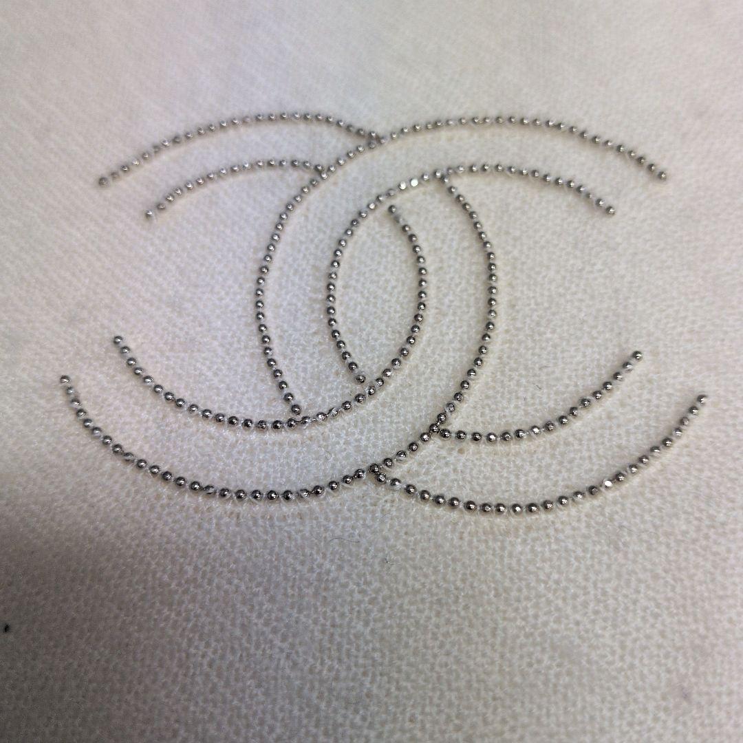 CHANEL アイボリー ロゴ ストール