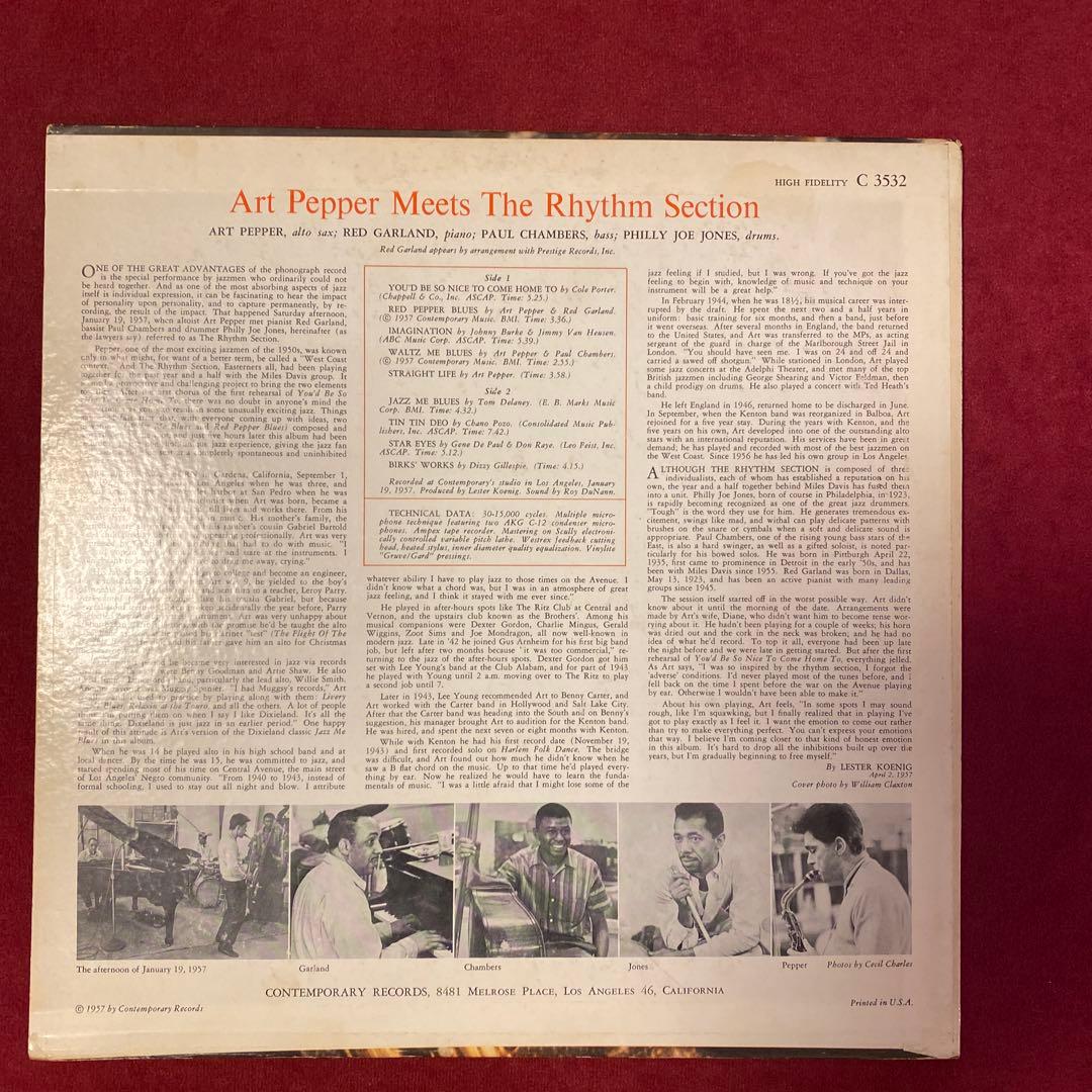 洋楽 MEETS THE RHYTHM SECTION C3532 MONO