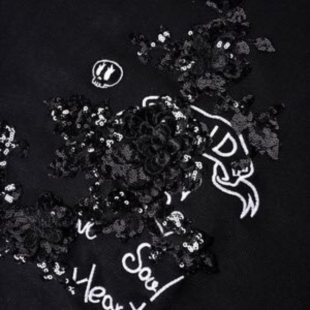 最安値COOLAマルチエンブロイダリースパンコールスエット