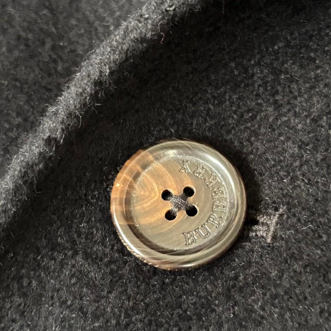 【美品✨】バーバリーロンドン　トレンチコート　カシミヤ　ウール　ベルト　黒　Ｌ