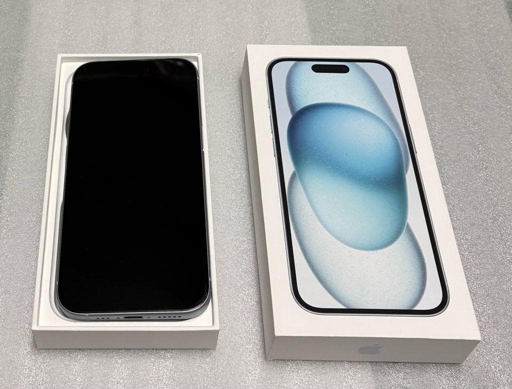 【最大容量92%】iPhone15 128GB SIMフリー ブルー