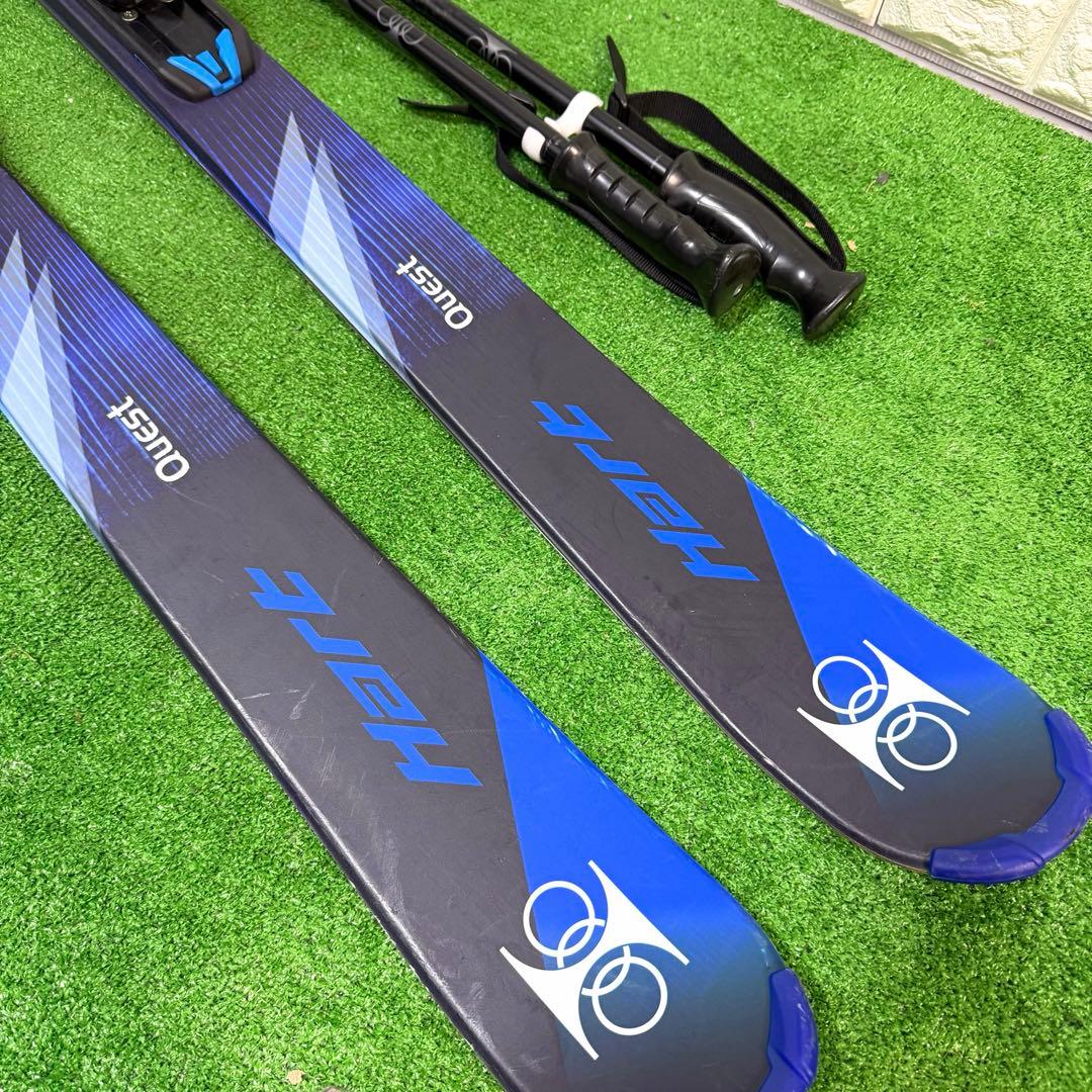 美品　Hart Quest スキー　150 ステッキ付　すぐ使用　オールラウンド