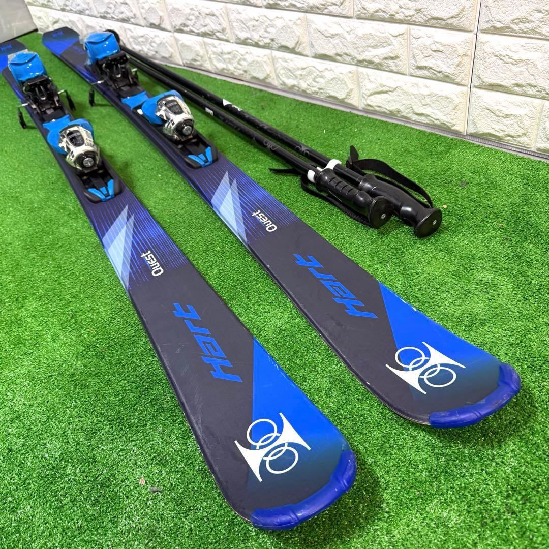 美品　Hart Quest スキー　150 ステッキ付　すぐ使用　オールラウンド