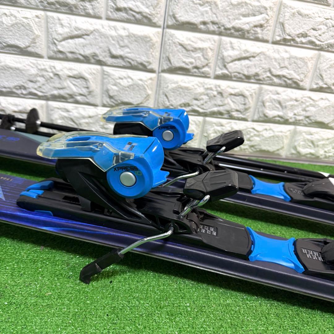 美品　Hart Quest スキー　150 ステッキ付　すぐ使用　オールラウンド