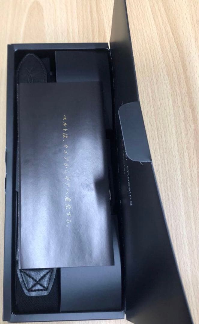 新品未使用　コアエナジー３　野球用　ブラック　シルバーバックル【お値引き不可】