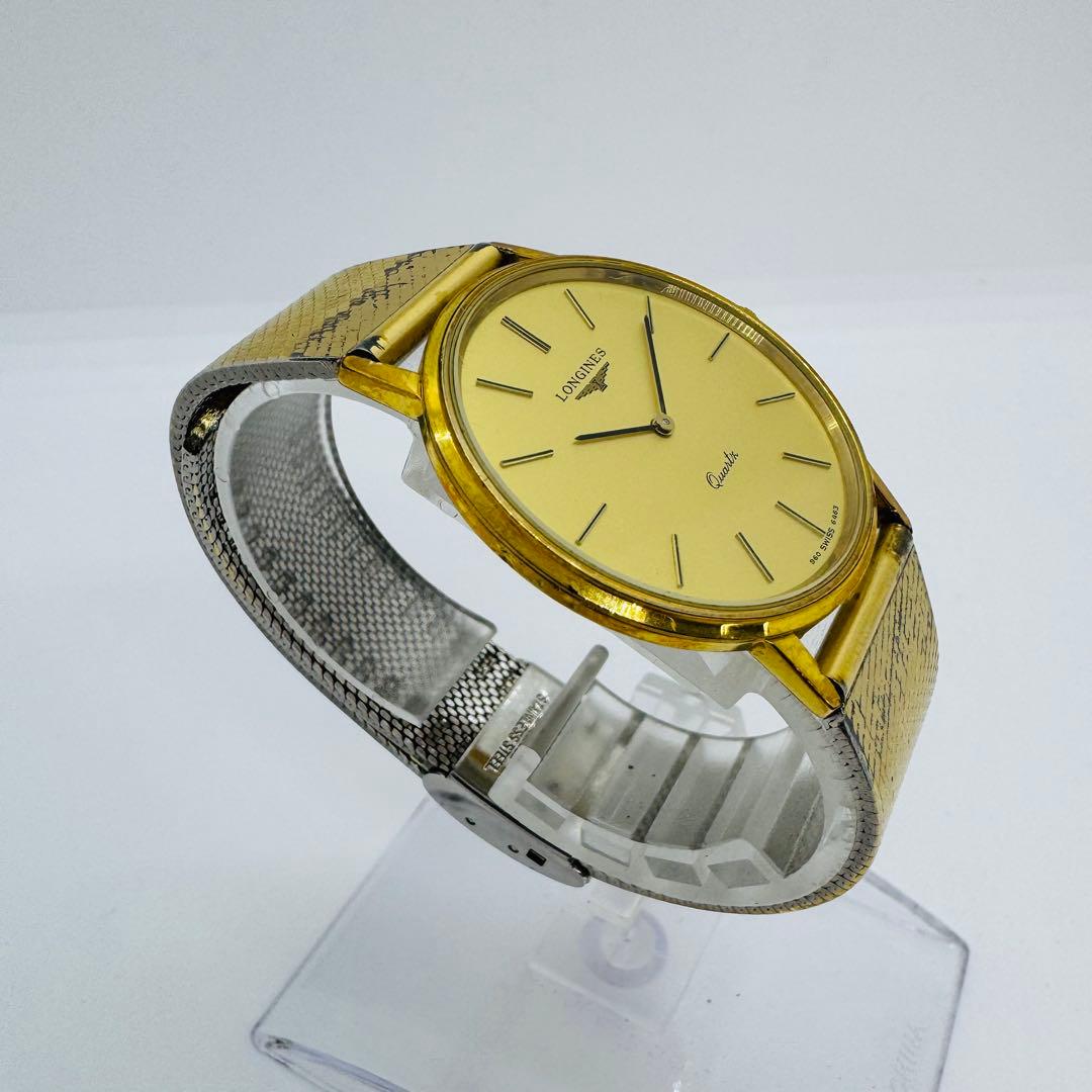 ✨LONGINES✨ロンジン✨クォーツ✨ゴールド文字盤✨メンズ✨腕時計✨