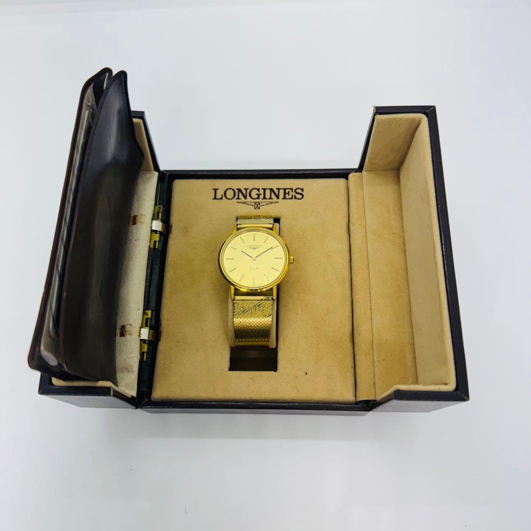 ✨LONGINES✨ロンジン✨クォーツ✨ゴールド文字盤✨メンズ✨腕時計✨