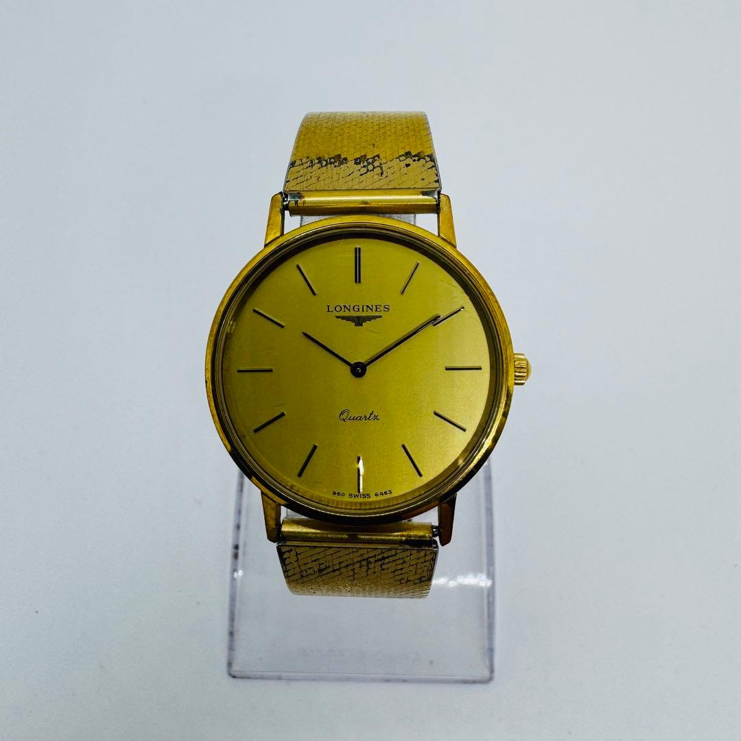 ✨LONGINES✨ロンジン✨クォーツ✨ゴールド文字盤✨メンズ✨腕時計✨