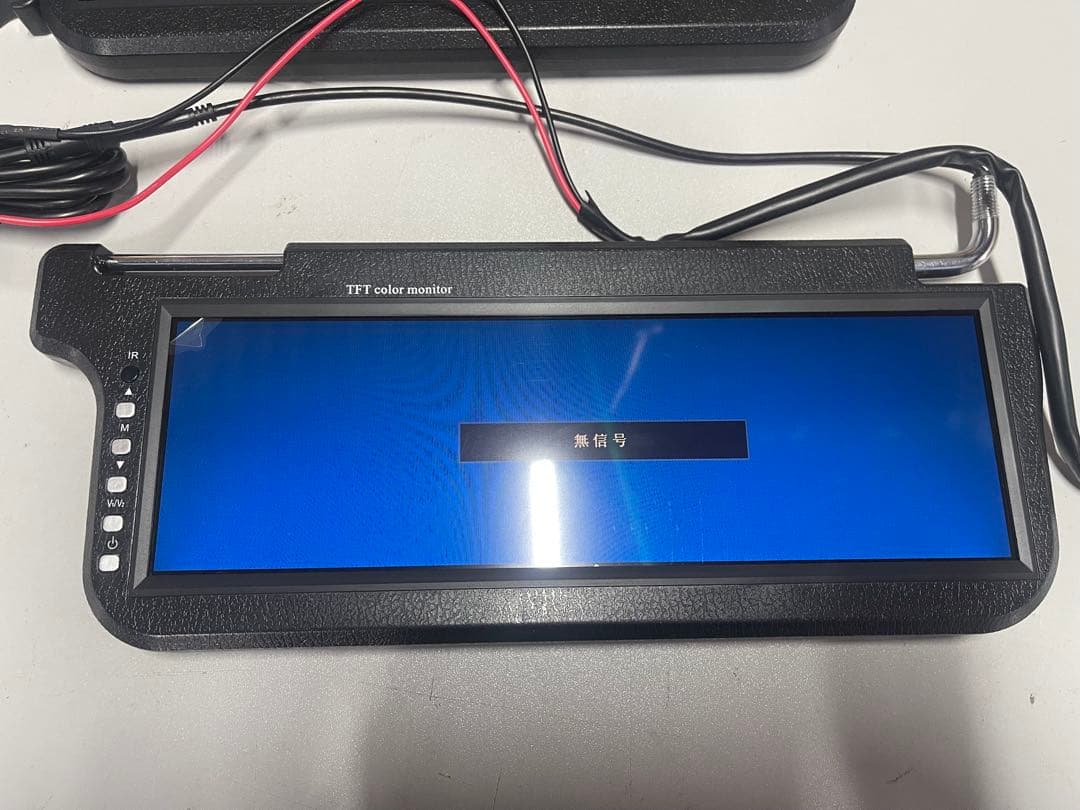 12.2 液晶搭載 バイザーモニター 2台セット ブラック