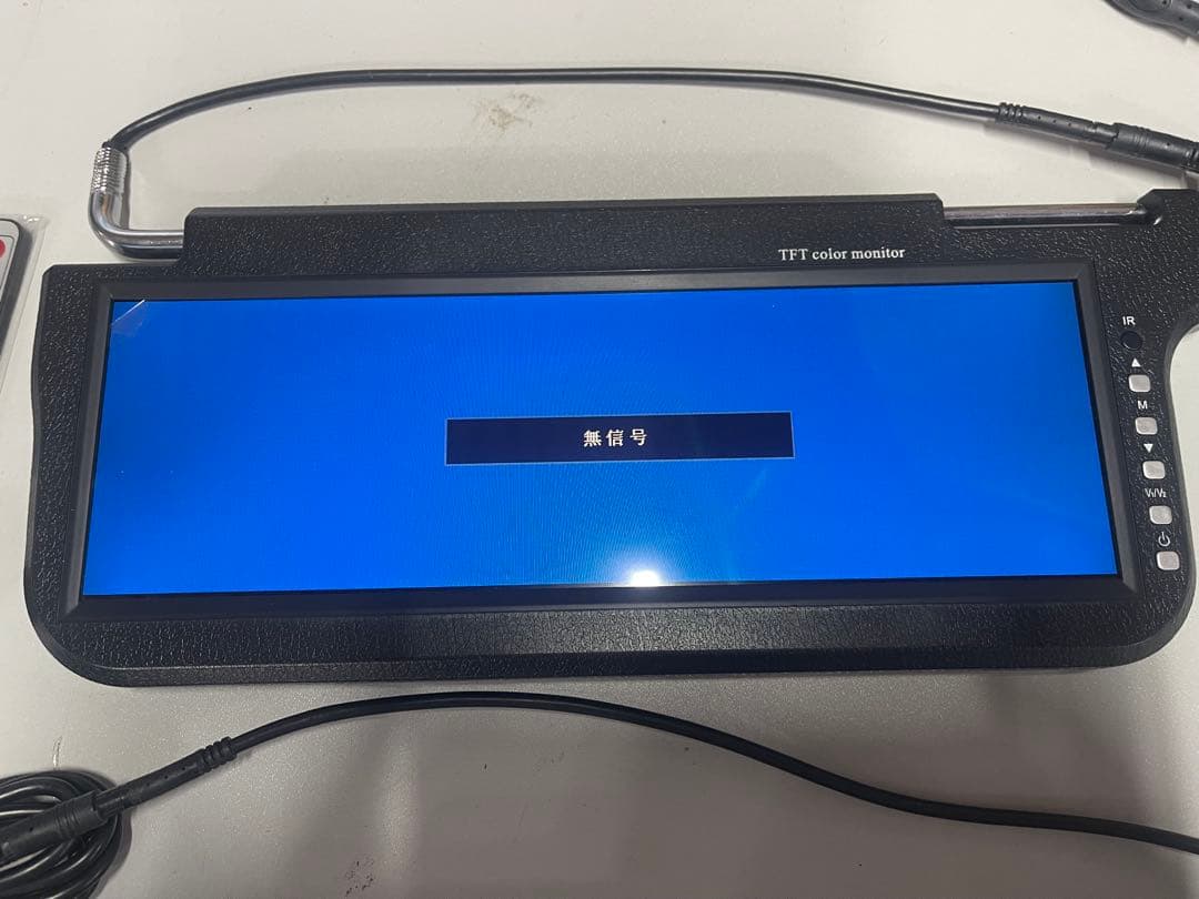 12.2 液晶搭載 バイザーモニター 2台セット ブラック