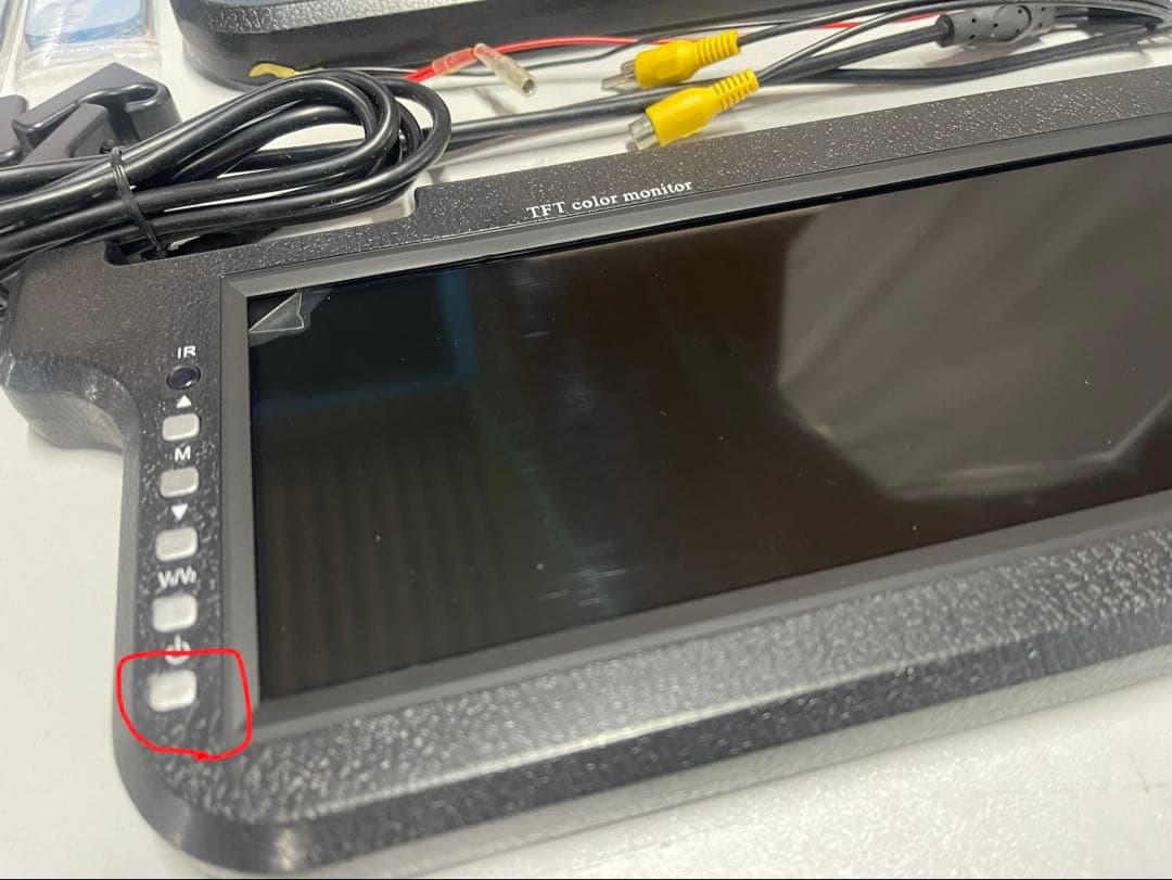 12.2 液晶搭載 バイザーモニター 2台セット ブラック