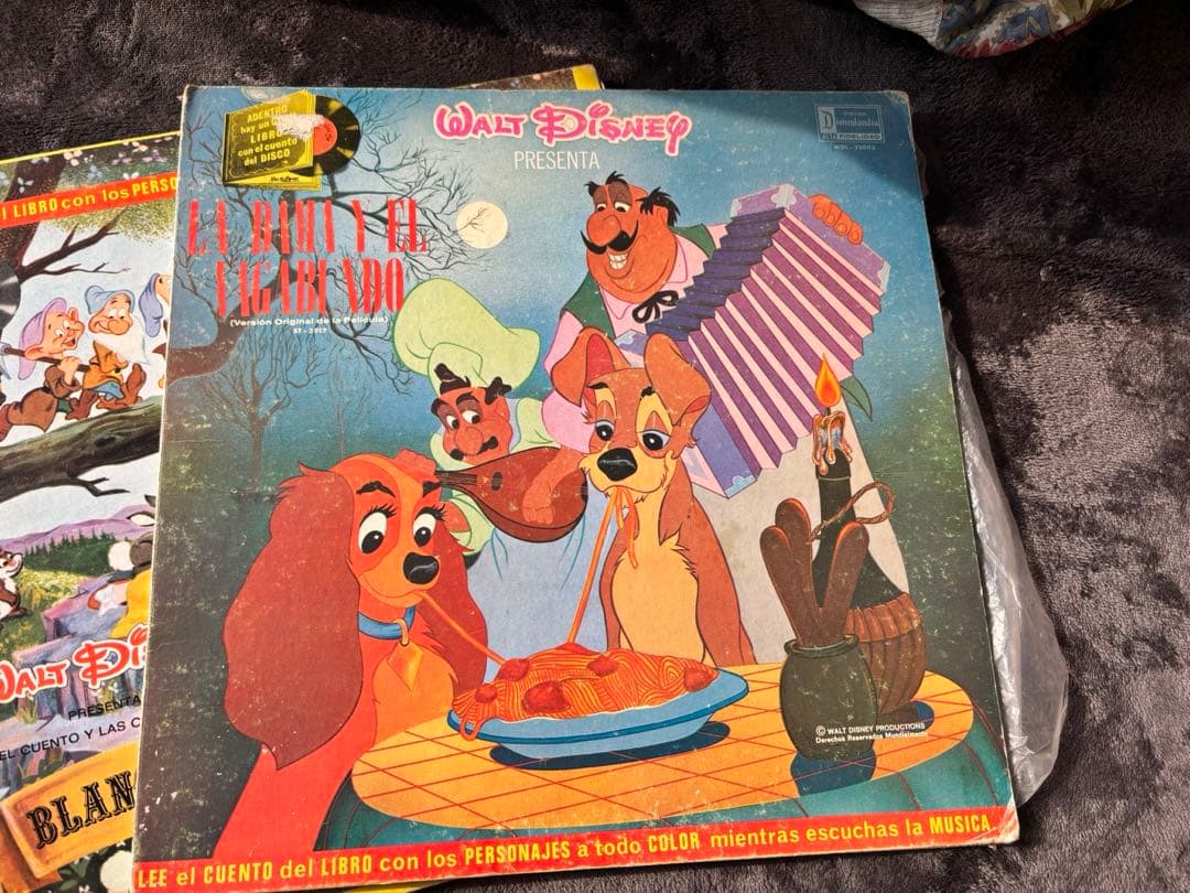 ディズニー ヴィンテージレコード スペイン語版 4枚セット