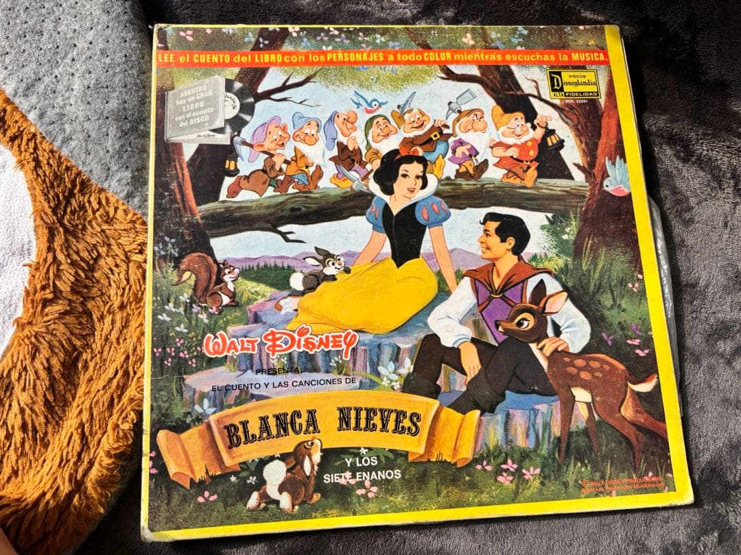 ディズニー ヴィンテージレコード スペイン語版 4枚セット