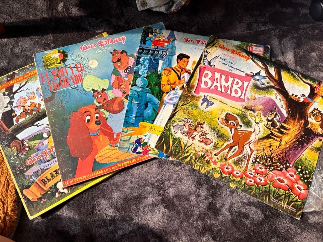 ディズニー ヴィンテージレコード スペイン語版 4枚セット