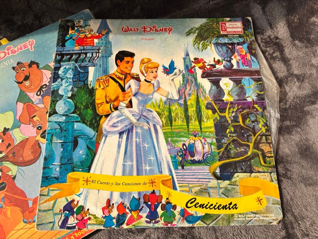 ディズニー ヴィンテージレコード スペイン語版 4枚セット