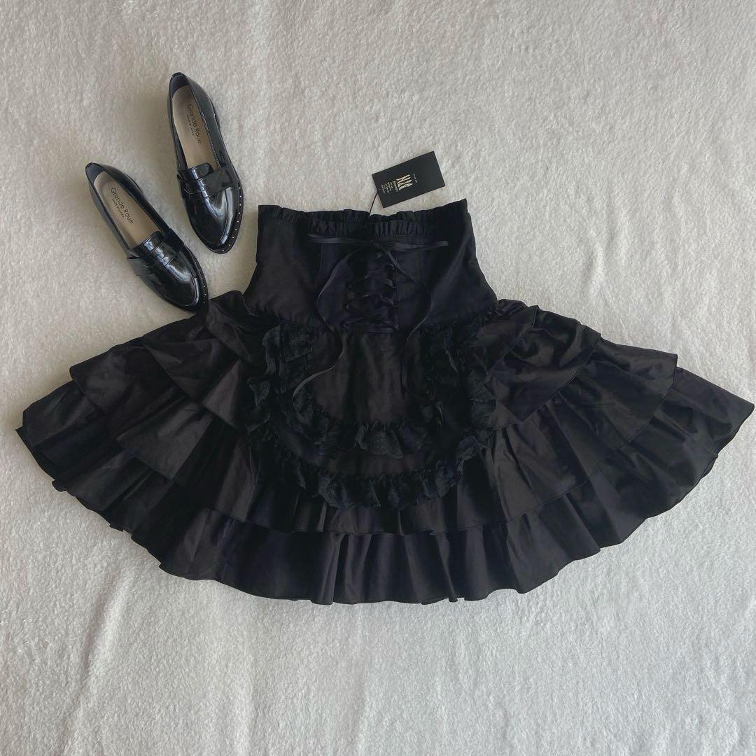 新品タグ付き BLACK PEACE NOW 編み上げ コルセット スカート