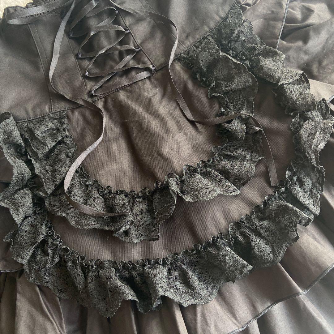 新品タグ付き BLACK PEACE NOW 編み上げ コルセット スカート