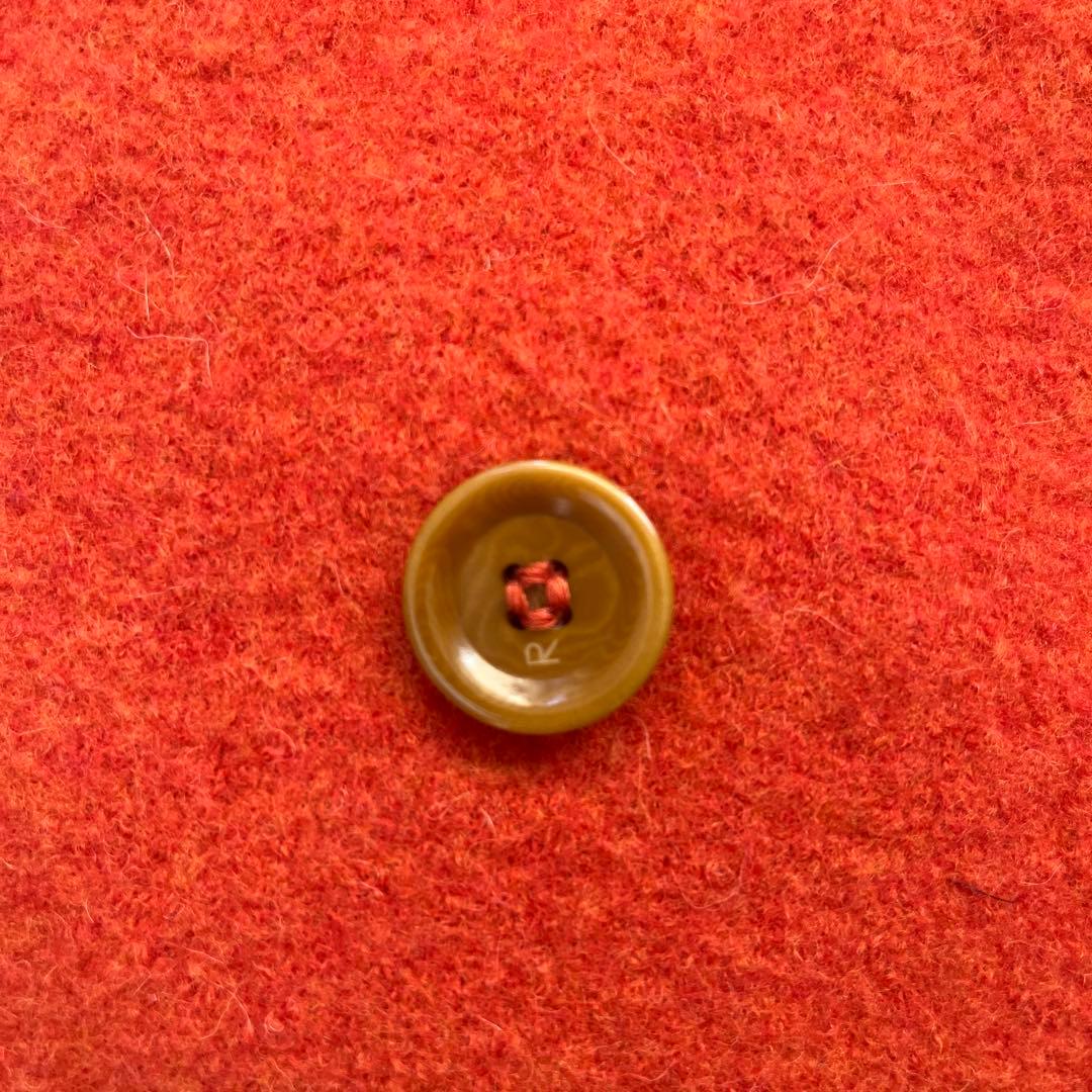 45R フロート縮絨のPコート　サイズ0のフリー