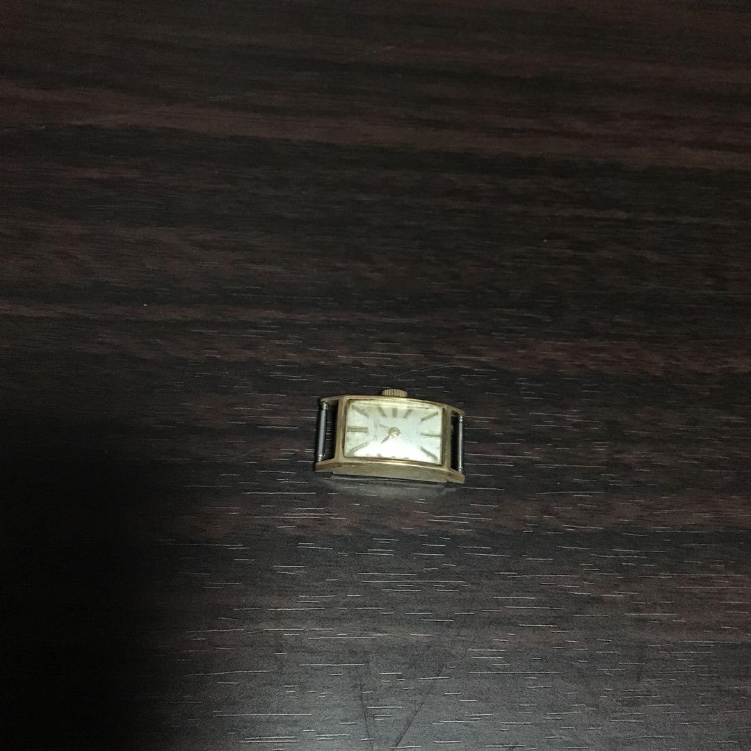 DEN-RO 手巻き　スクエア　Ｋ18　0750　稼働品　18金　ビンテージ