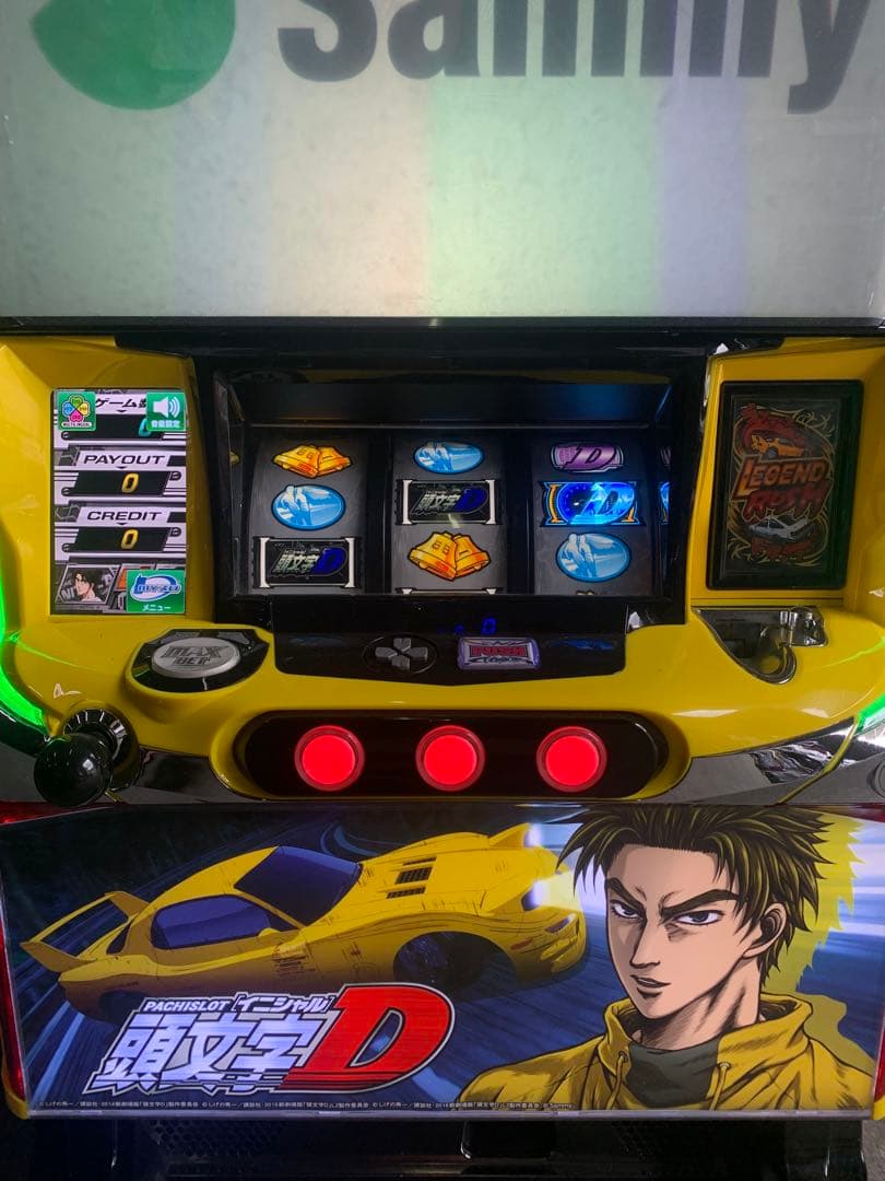 ハナ　Sパチスロ頭文字D XR 啓介パネル +不要機　イニシャルD