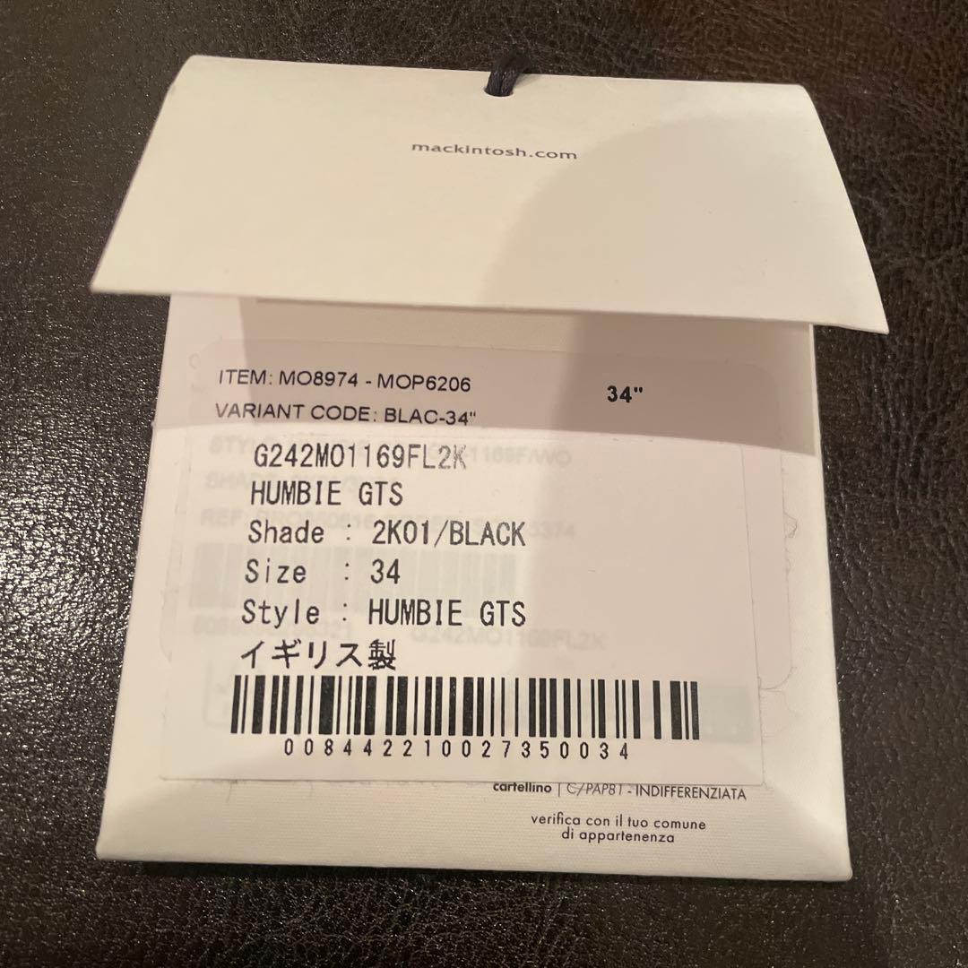 MACKINTOSH HUMBIE GTS ブラック 34
