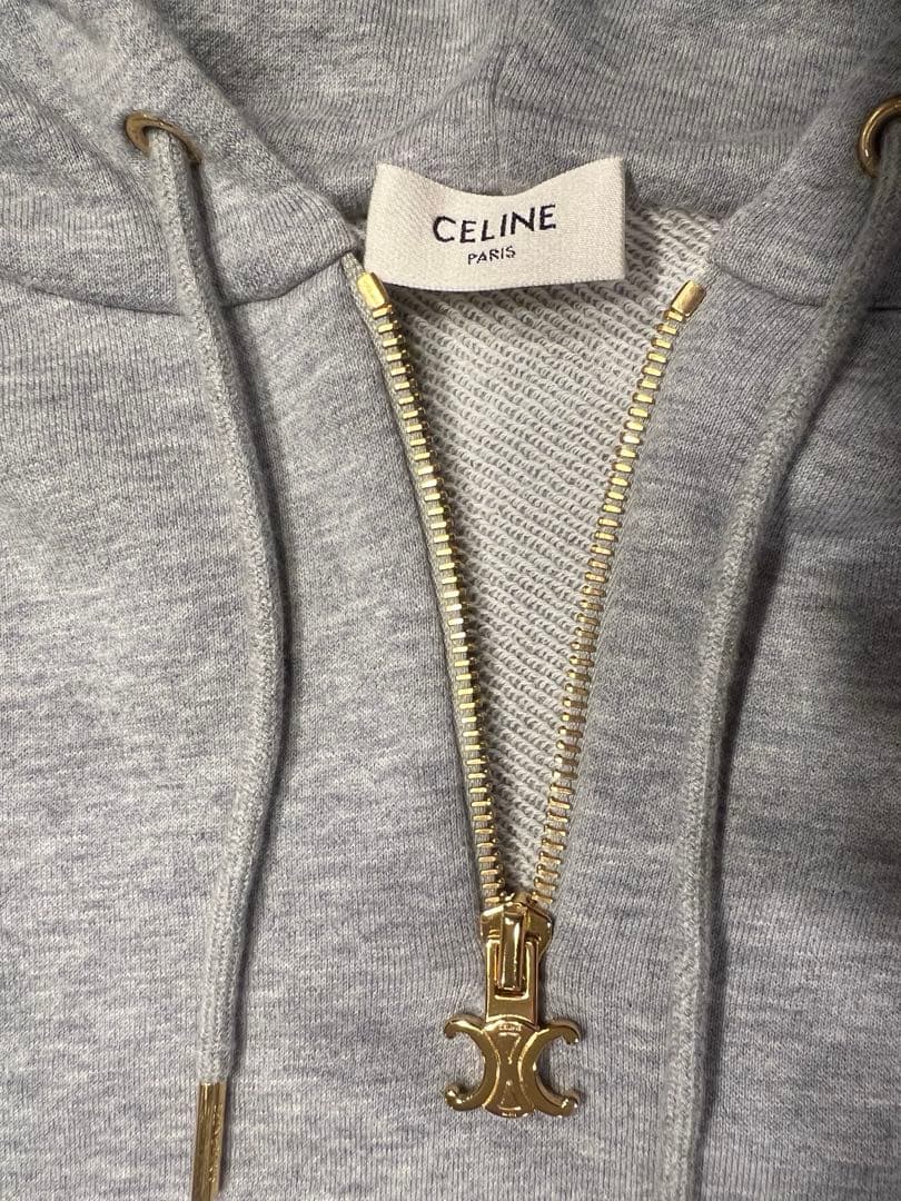 CELINE カンガルーポケット付き フーディー