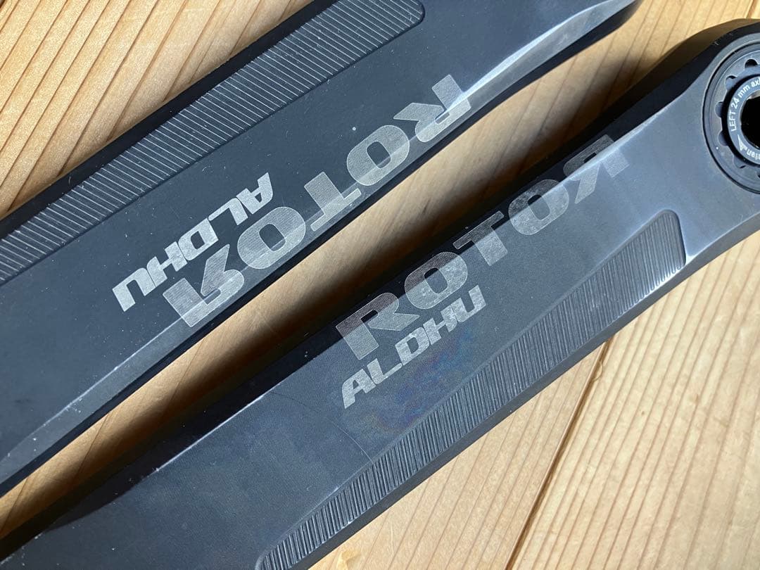 ROTOR aldhu24 165mm 46/30t クランクアーム、アクスル