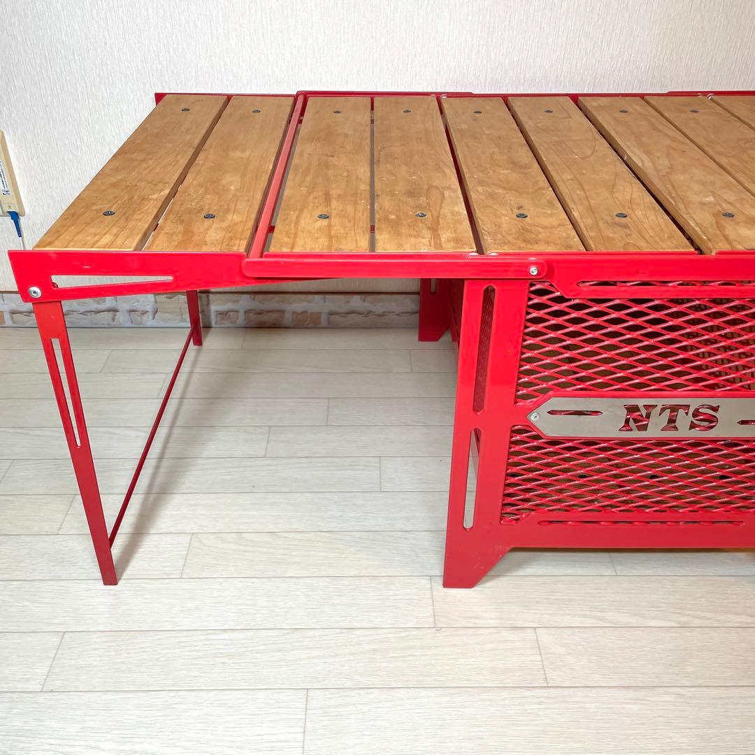 ネイチャートーンズ サイドアップボックス テーブル レッド Lサイズ