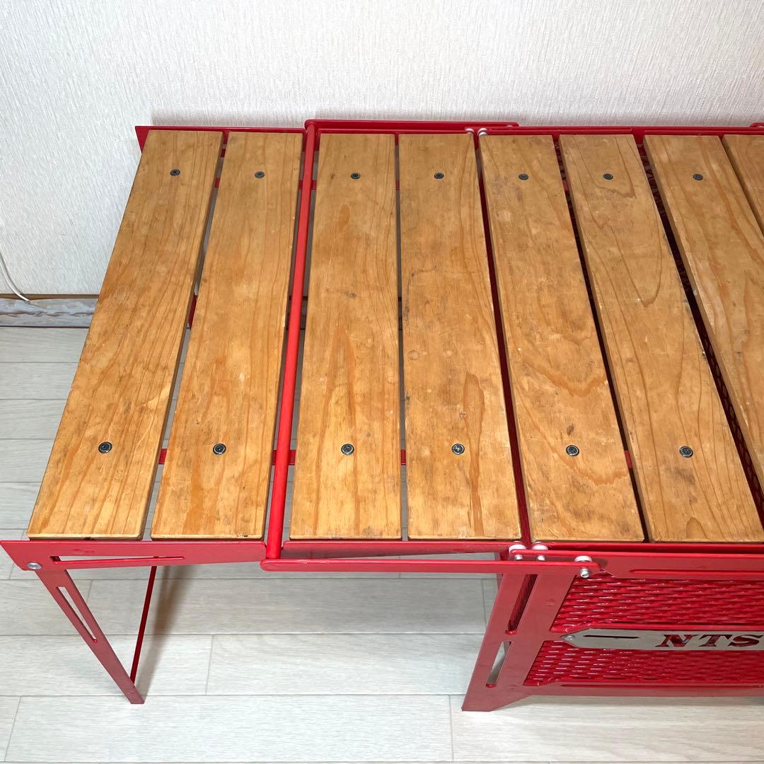 ネイチャートーンズ サイドアップボックス テーブル レッド Lサイズ