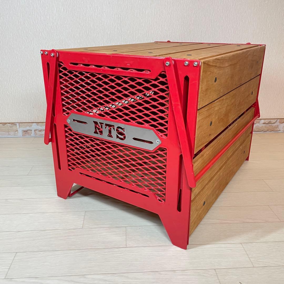 ネイチャートーンズ サイドアップボックス テーブル レッド Lサイズ