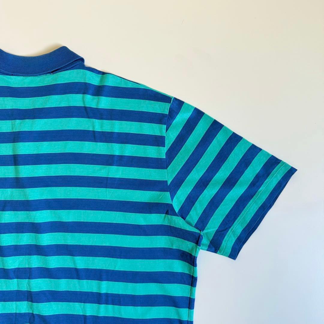 【GIVENCHY】1980s Striped S/S Polo Shirt