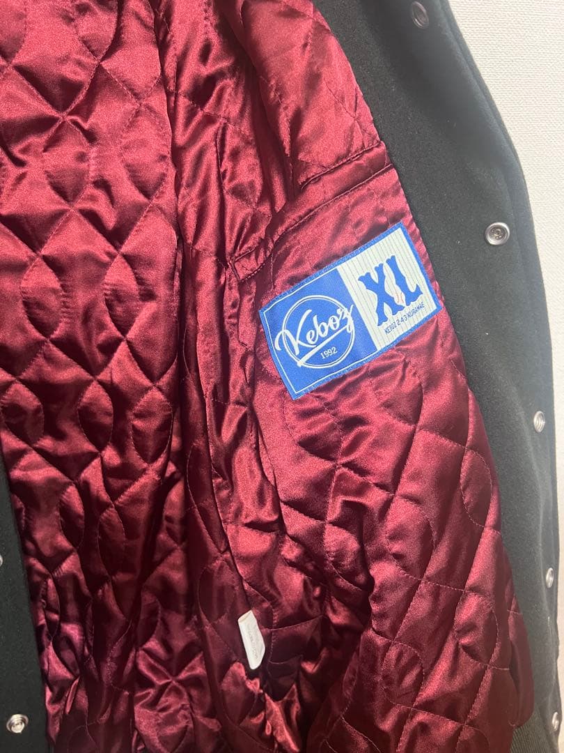 Keboz スタジャン カーキ