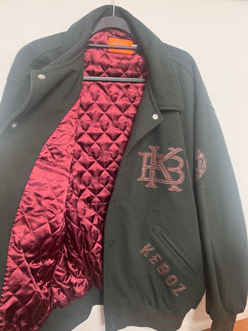 Keboz スタジャン カーキ